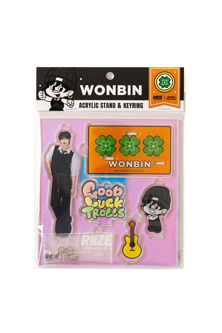 [RIIZE X Good Luck Trolls] ACRYLIC STAND & KEYRING (WONBIN)