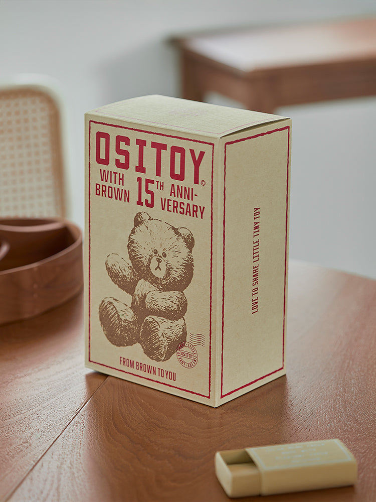 ミディアムぬいぐるみ(OSITOY) ブラウン