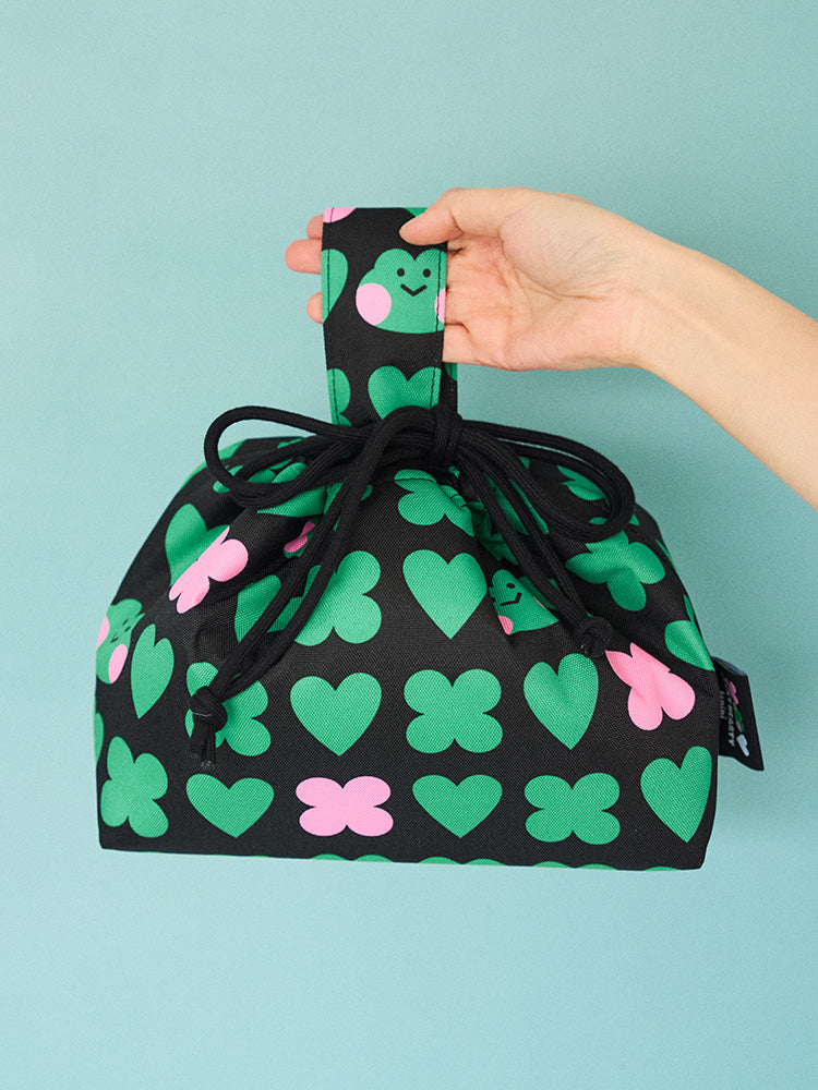 minini x DROPDROPDROP 巾着バッグ レニニ