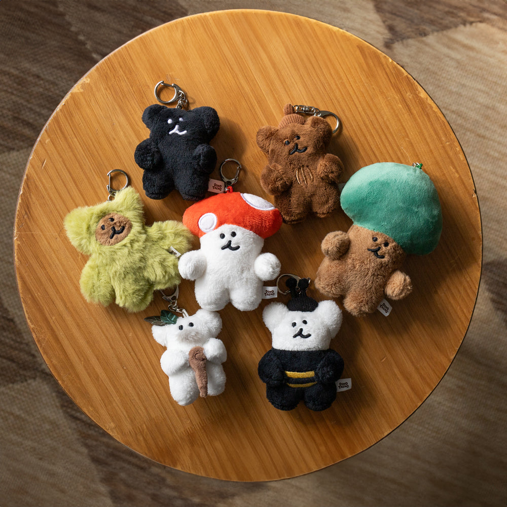 DINOTAENG キーリング どんぐり(in the Woods) ボボ