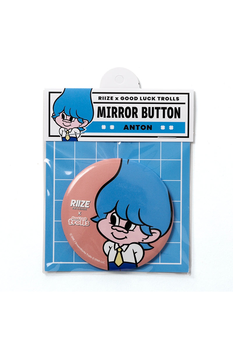 [RIIZE X Good Luck Trolls] MIRROR BUTTON (ANTON)