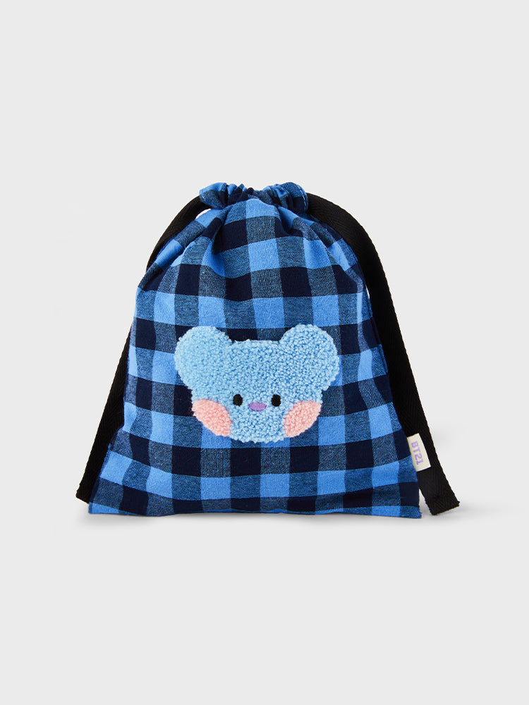 BT21 minini ベーシック チェック巾着 KOYA
