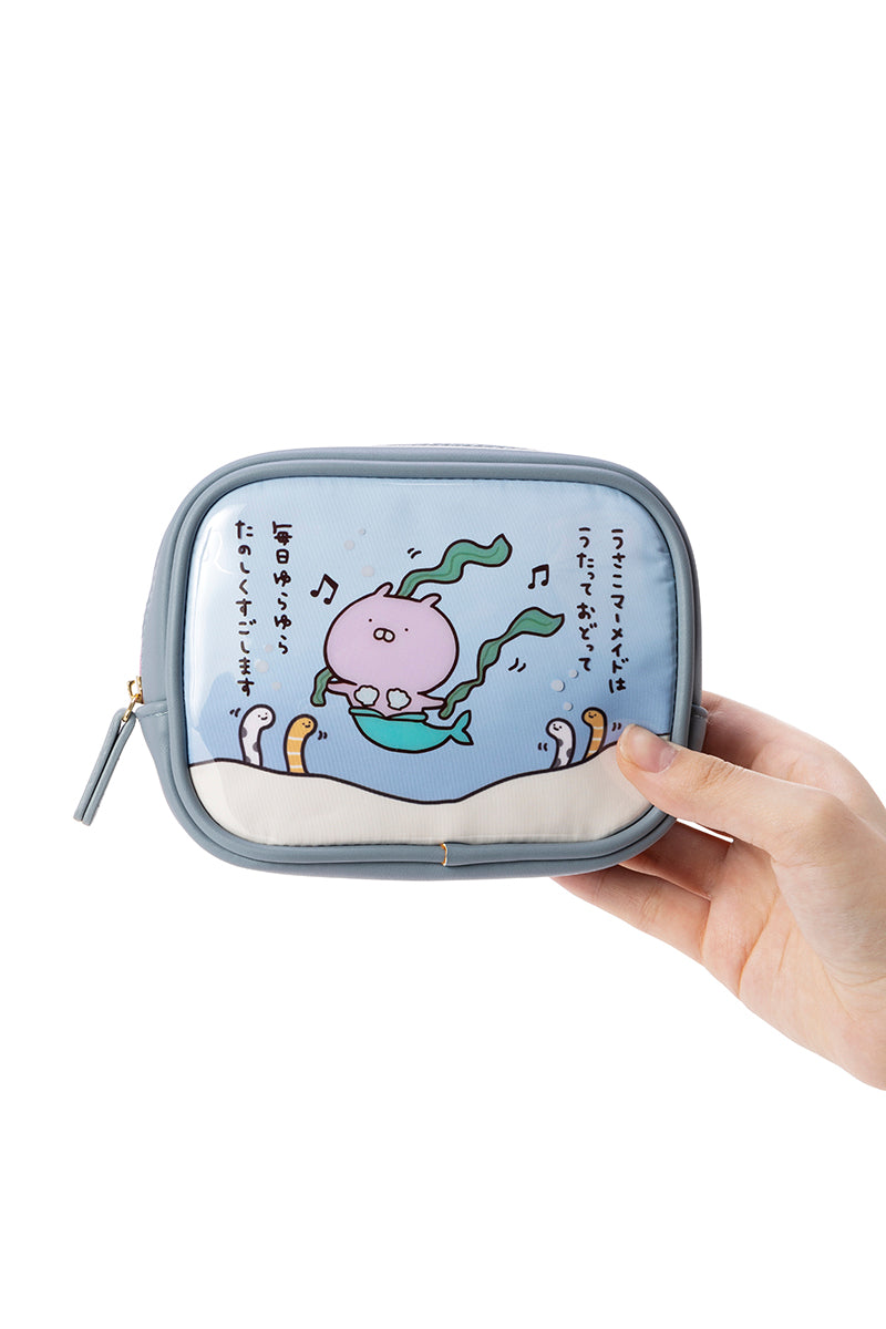 マーメイド スクエアポーチ(むかしばなし) うさこ