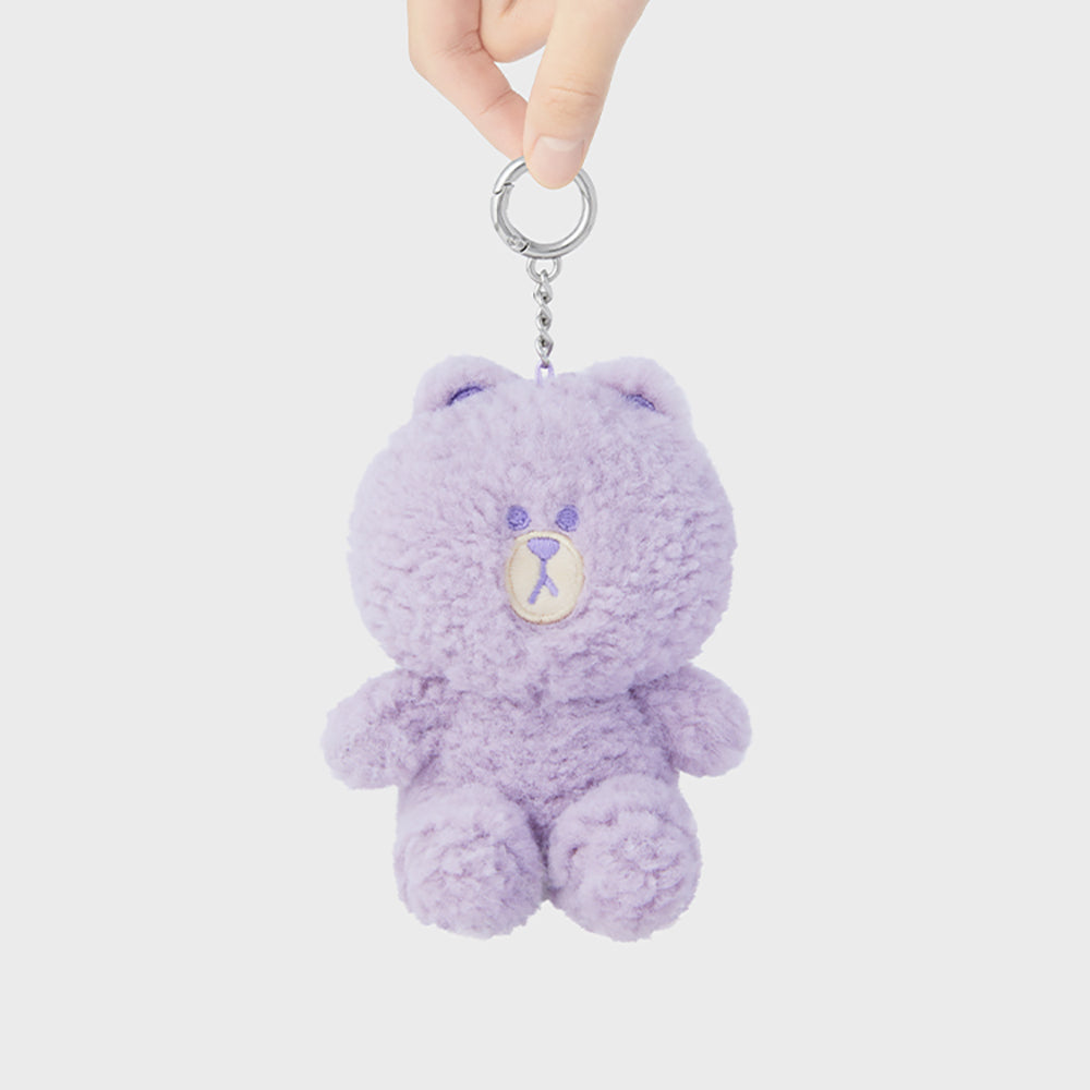 バッグチャームぬいぐるみ(LAVENDER) ブラウン