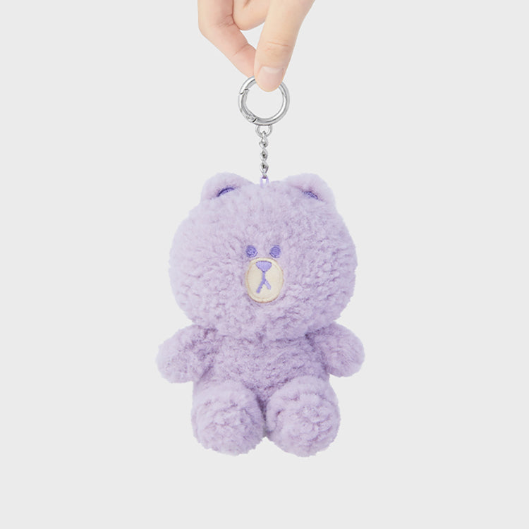 バッグチャームぬいぐるみ(LAVENDER) ブラウン