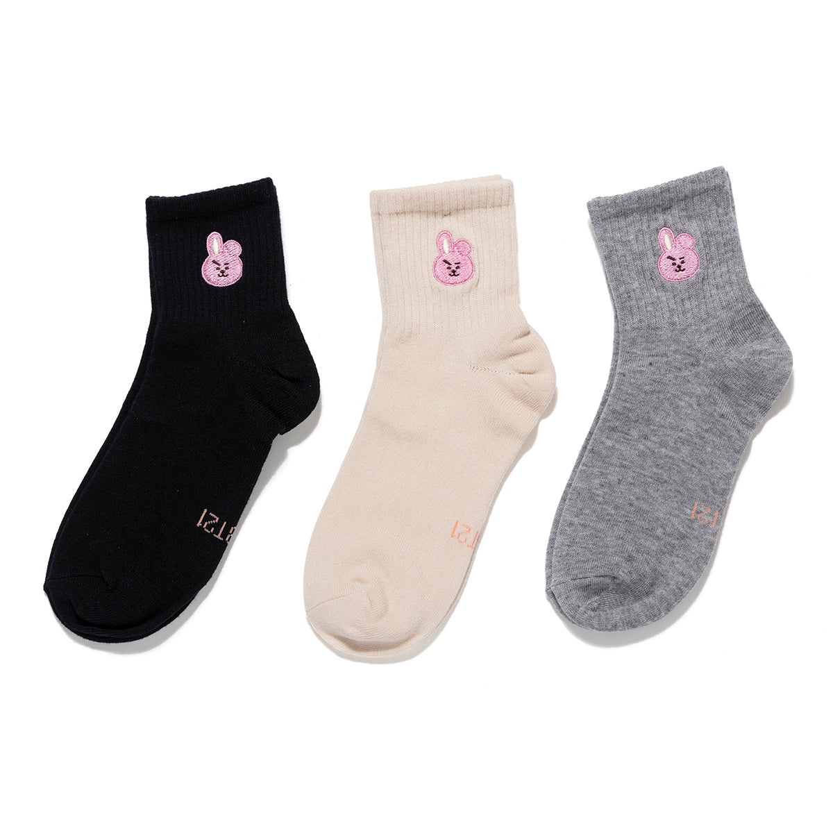 くるぶしソックス 3足セット COOKY