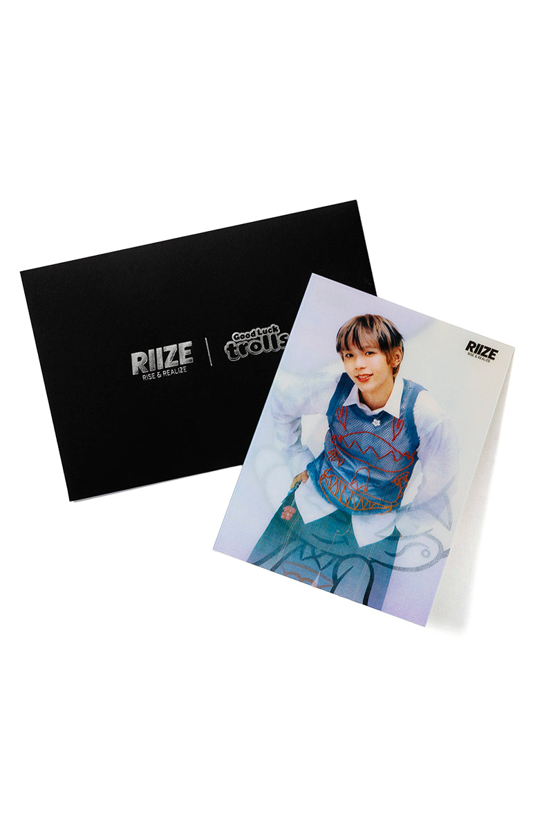 [RIIZE X Good Luck Trolls] 3D LENTICURAL CARD (SHOTARO)
