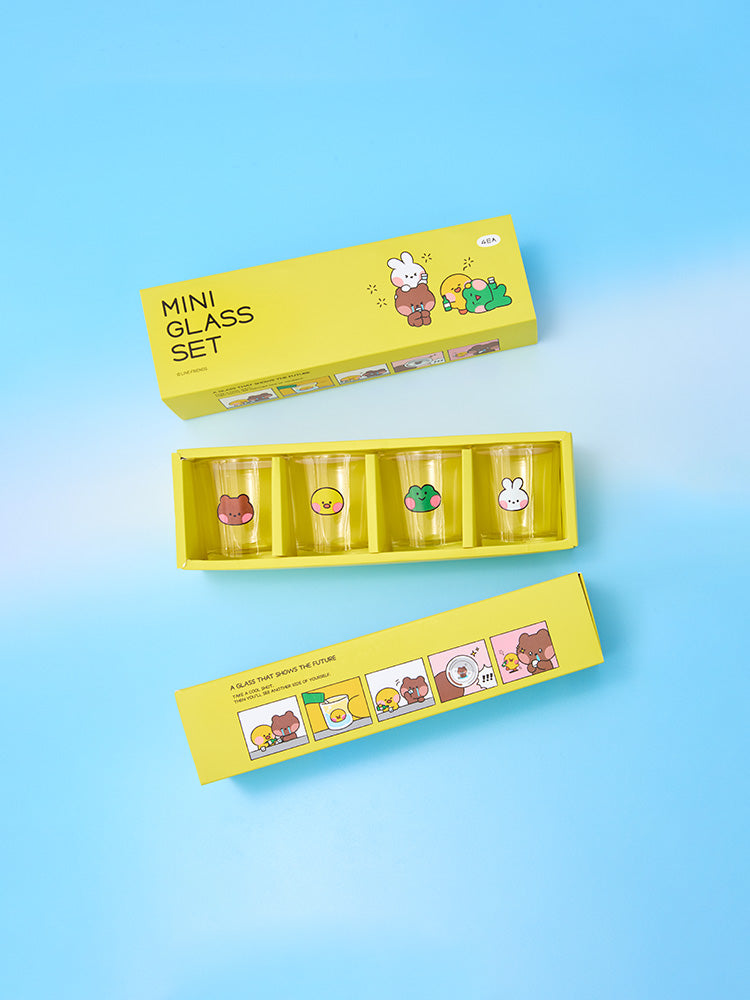 minini ワールド 焼酎グラスセット(minini world) LINE FRIENDS