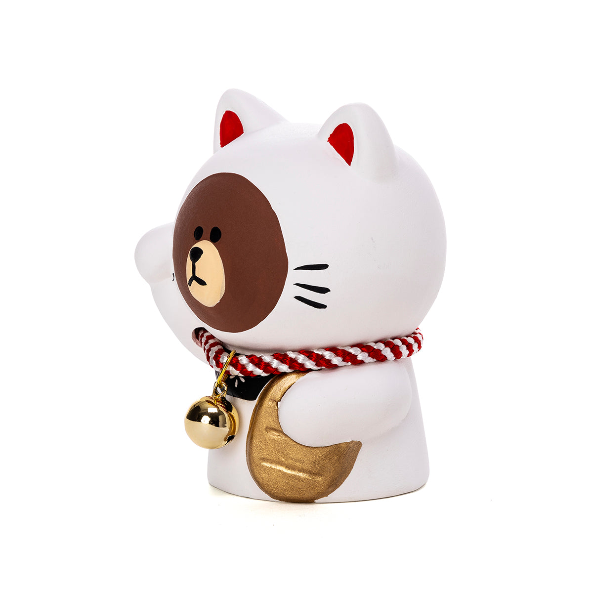 招き猫フィギュア ブラウン