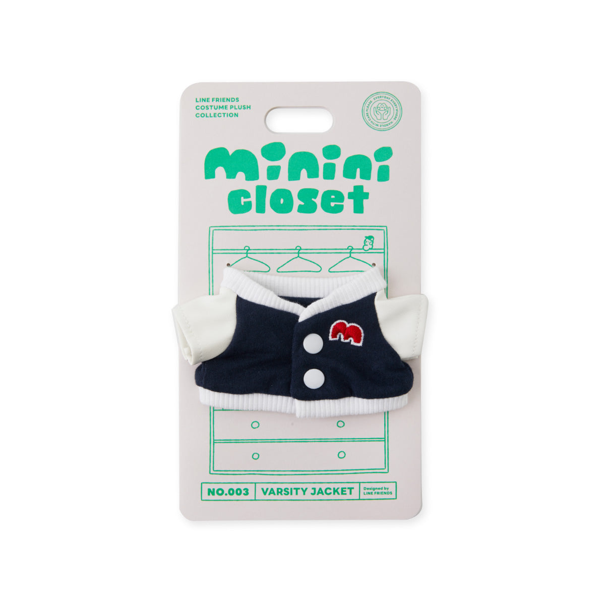 minini クローゼット バーシティジャケット LINE FRIENDS