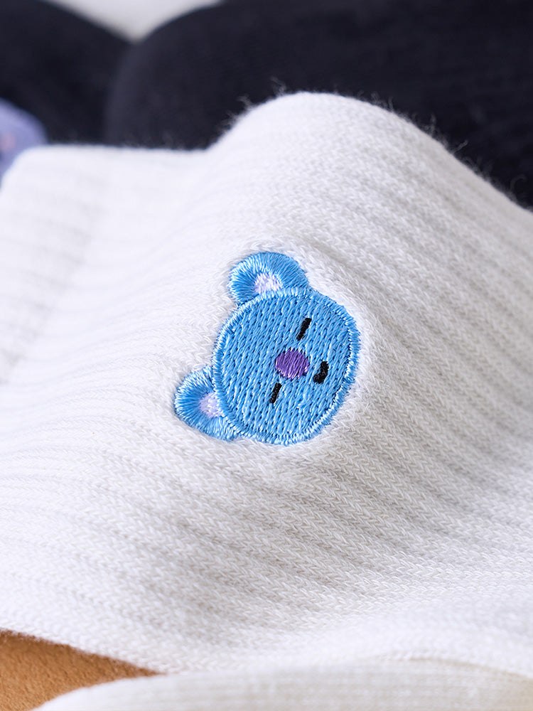 ベーシック デイリー刺繍ソックス KOYA