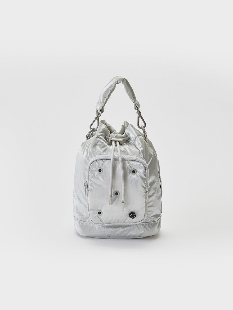 COLLER バケットバッグ シルバー