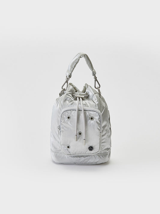 COLLER バケットバッグ シルバー