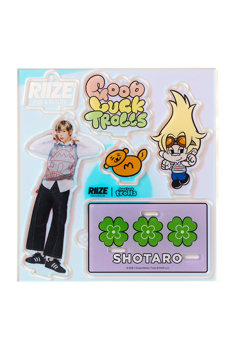 [RIIZE X Good Luck Trolls] ACRYLIC STAND & KEYRING (SHOTARO)