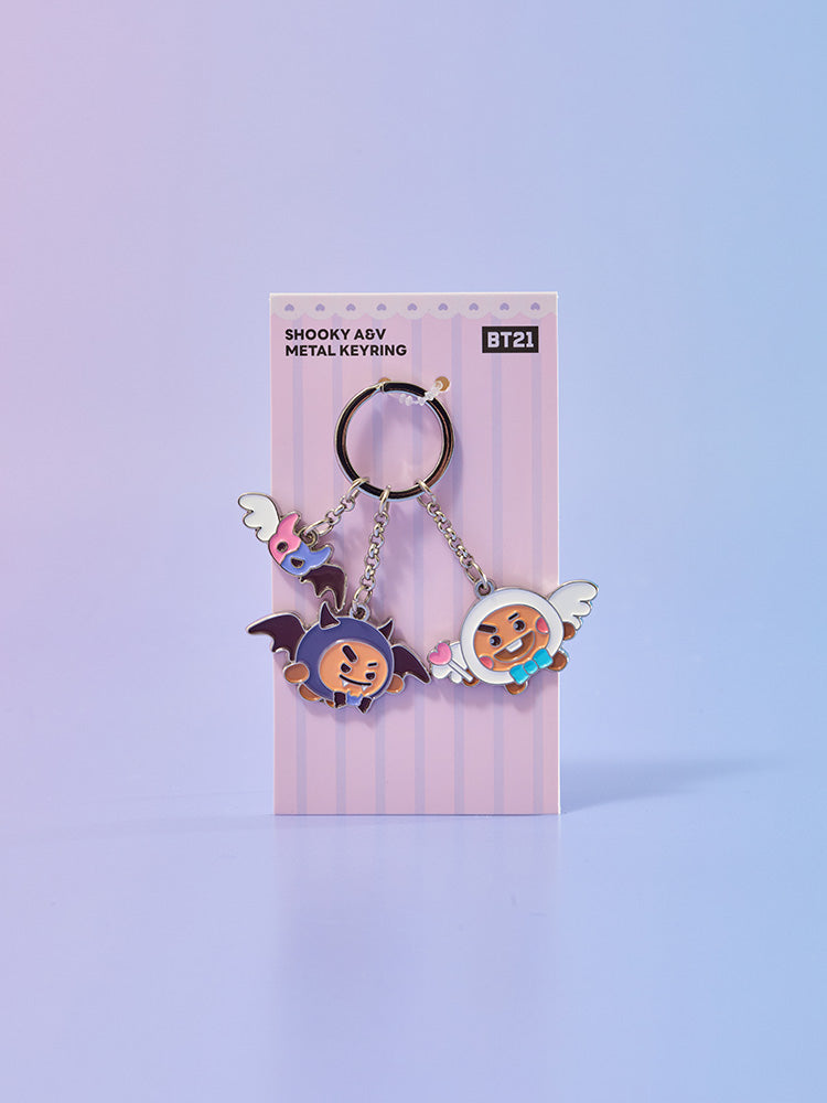 メタルキーリングセット(Angel & Villain) SHOOKY