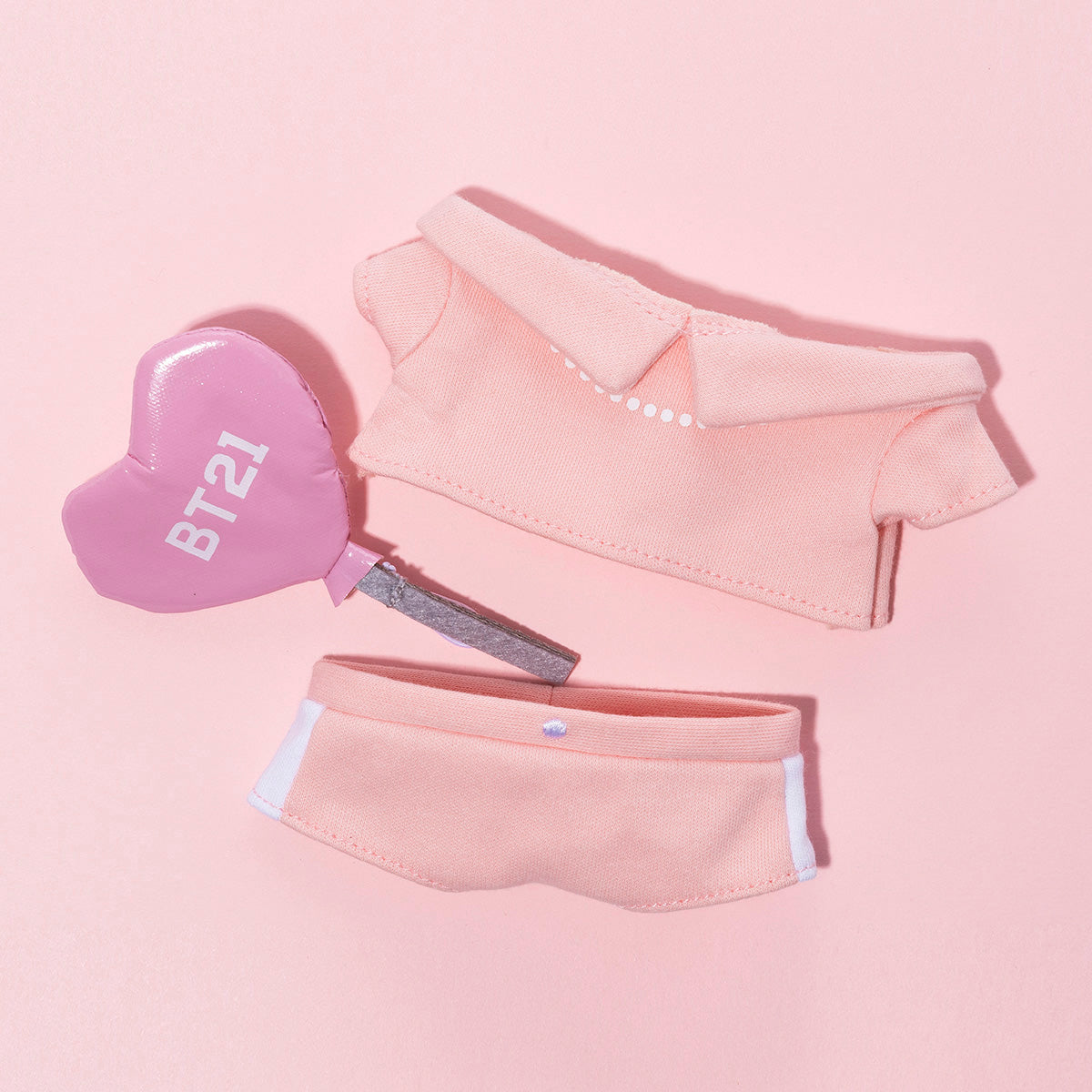 たっとん コスチューム Sサイズ用 風船(ピンク) BT21