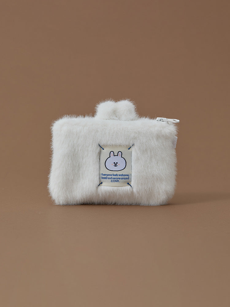 ぬいぐるみカードケース(HUG BROWN) コニー