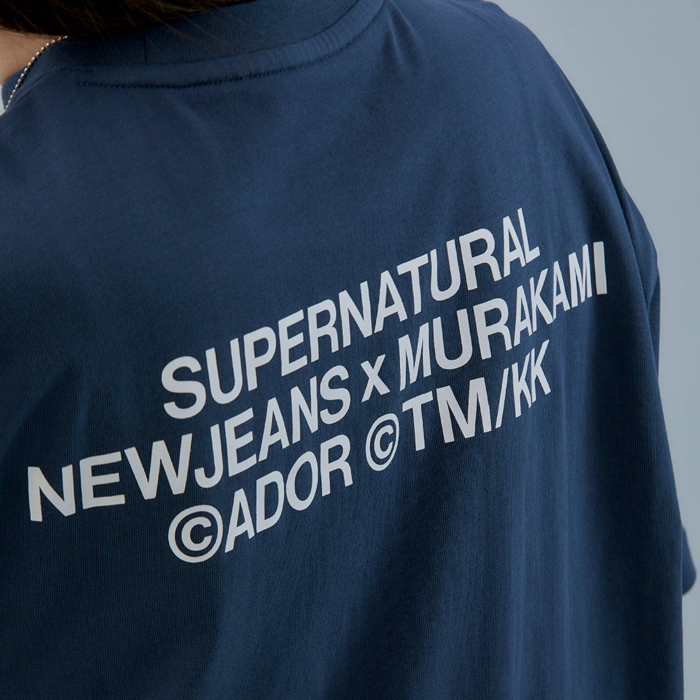 NewJeans x MURAKAMI Tシャツ(NAVY)