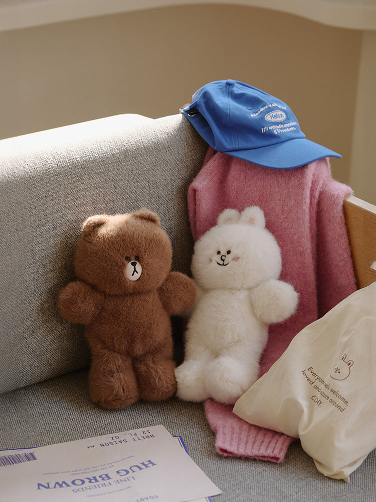 ミディアムぬいぐるみ(HUG BROWN) ブラウン