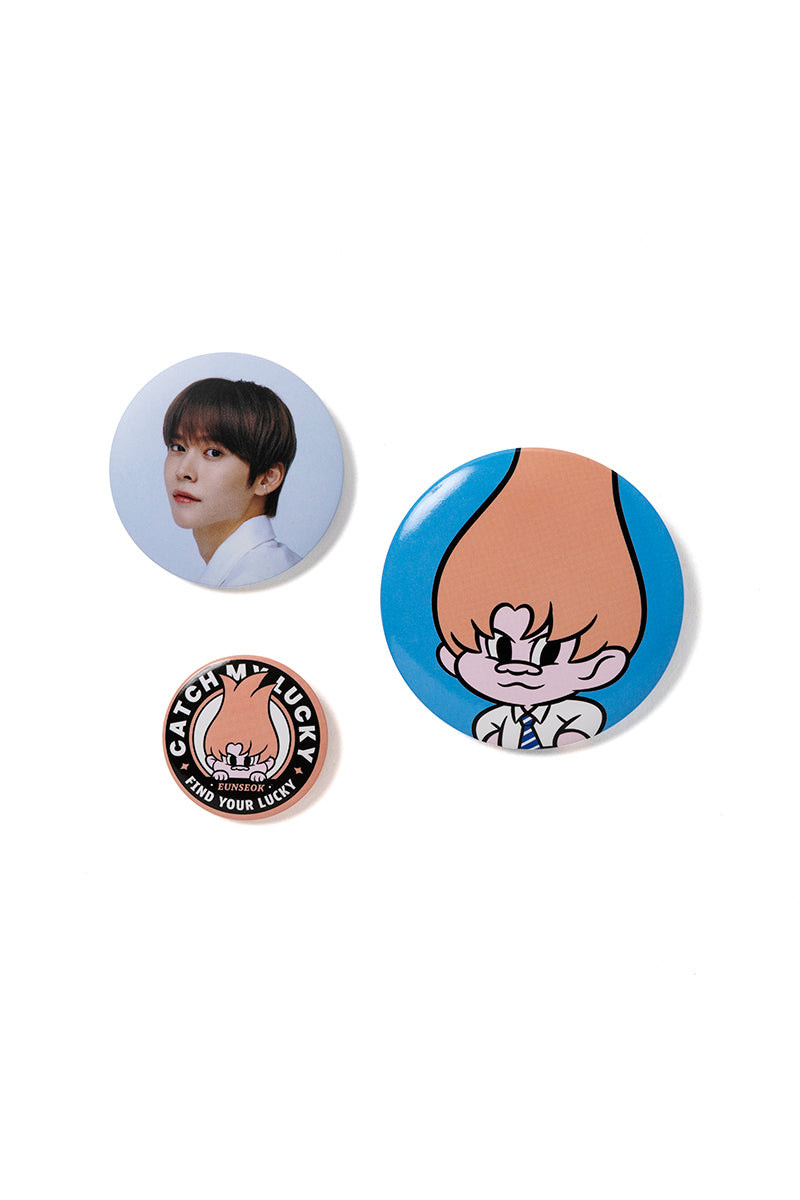 [RIIZE X Good Luck Trolls] CAN BADGE SET (EUNSEOK)