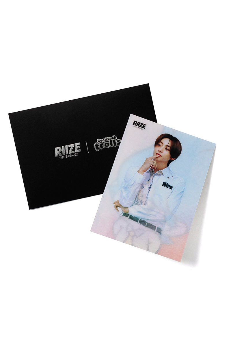 [RIIZE X Good Luck Trolls] 3D LENTICURAL CARD (ANTON)