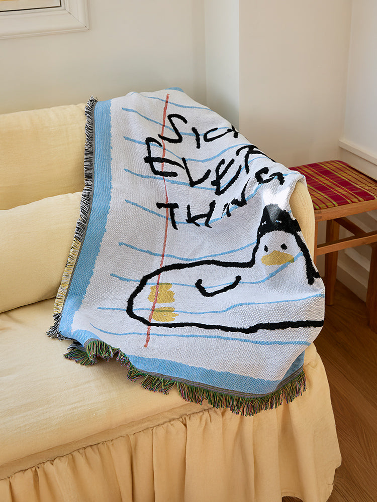 【即完売品】　 economics experiment ブランケット 最終値下げ】home economics experiment大判ブランケット - メルカリ