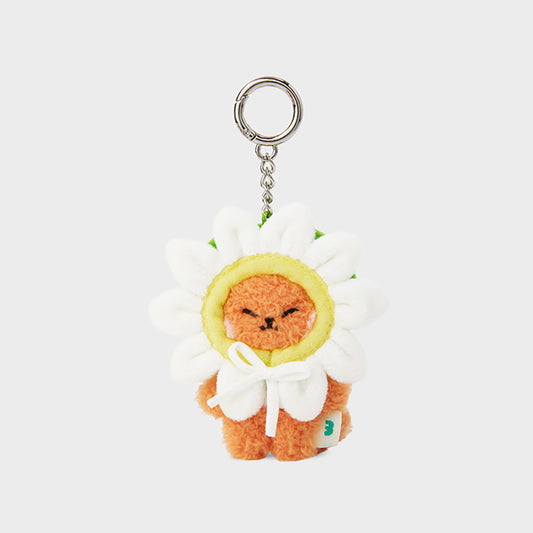 mini minini フラワーキーリング チチニ