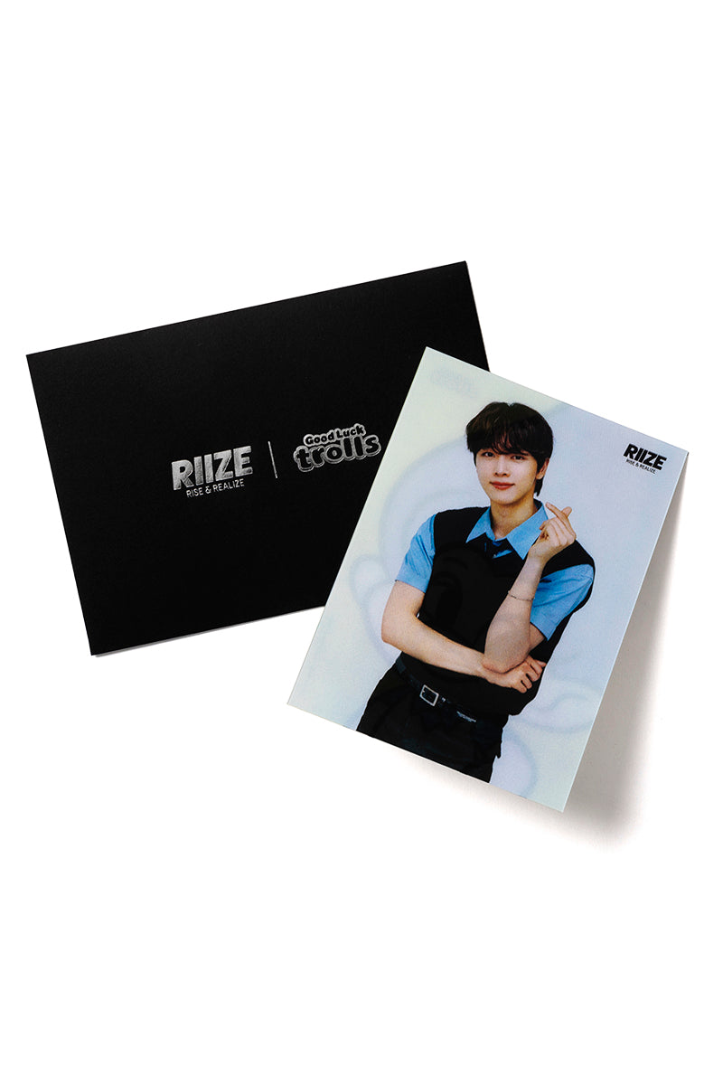[RIIZE X Good Luck Trolls] 3D LENTICURAL CARD (SUNGCHAN)