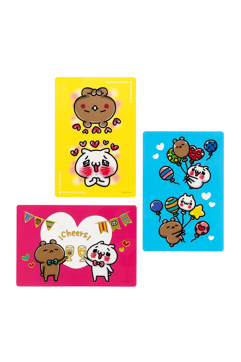 クリアカード(バルーン) 愛しすぎて大好きすぎる。 – LINE FRIENDS