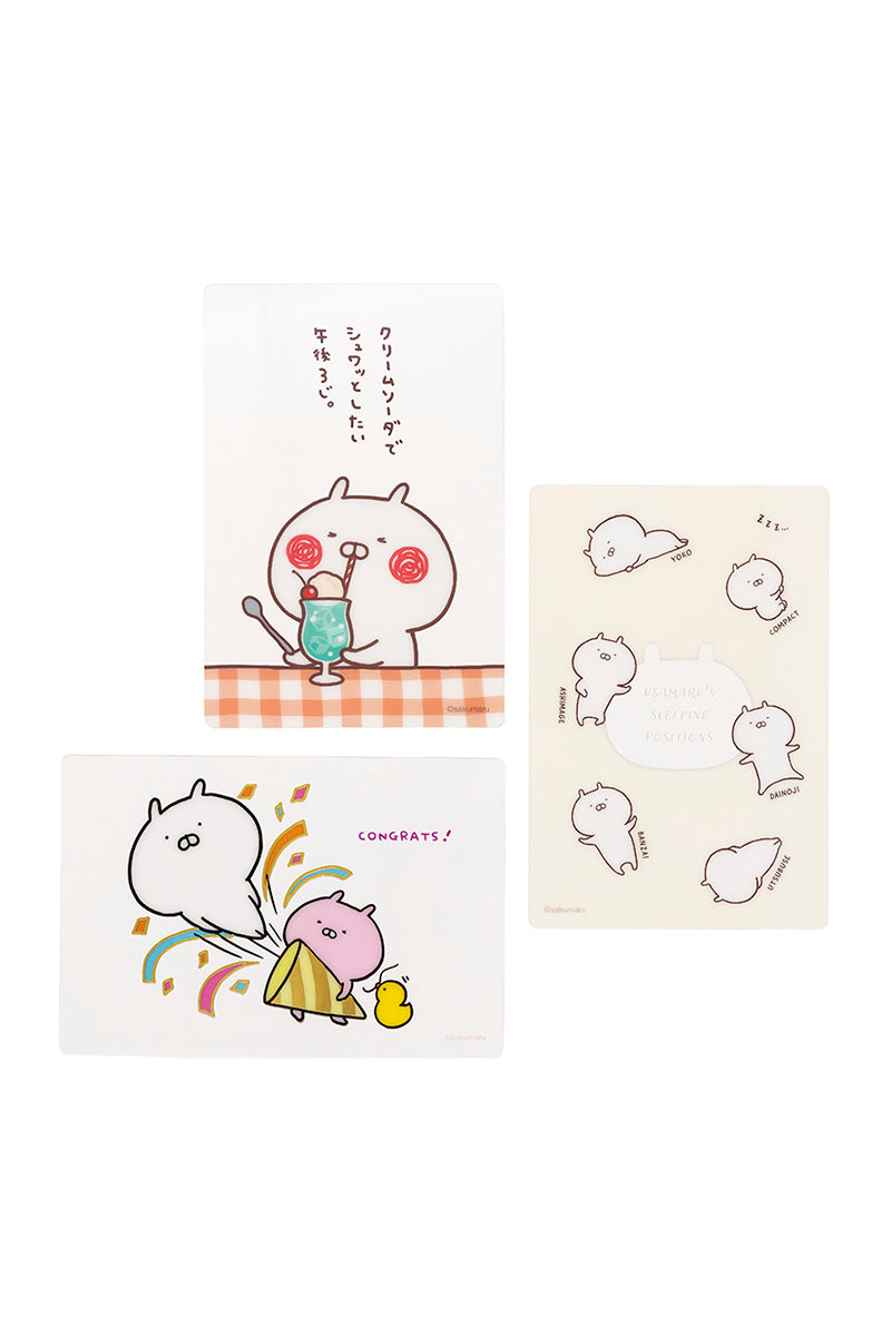クリアカード(クリームソーダ) うさまる – LINE FRIENDS SQUARE JAPAN