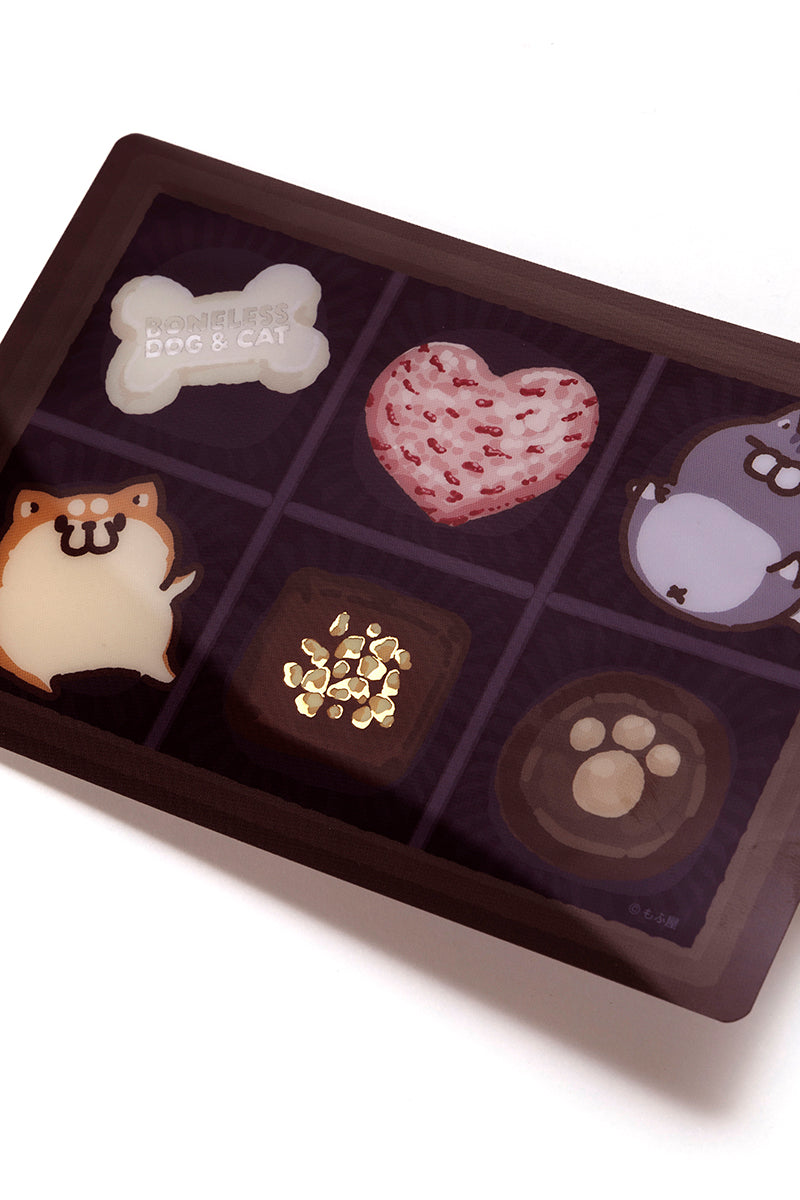 クリアカード(チョコレート) ボンレス犬とボンレス猫 – LINE FRIENDS