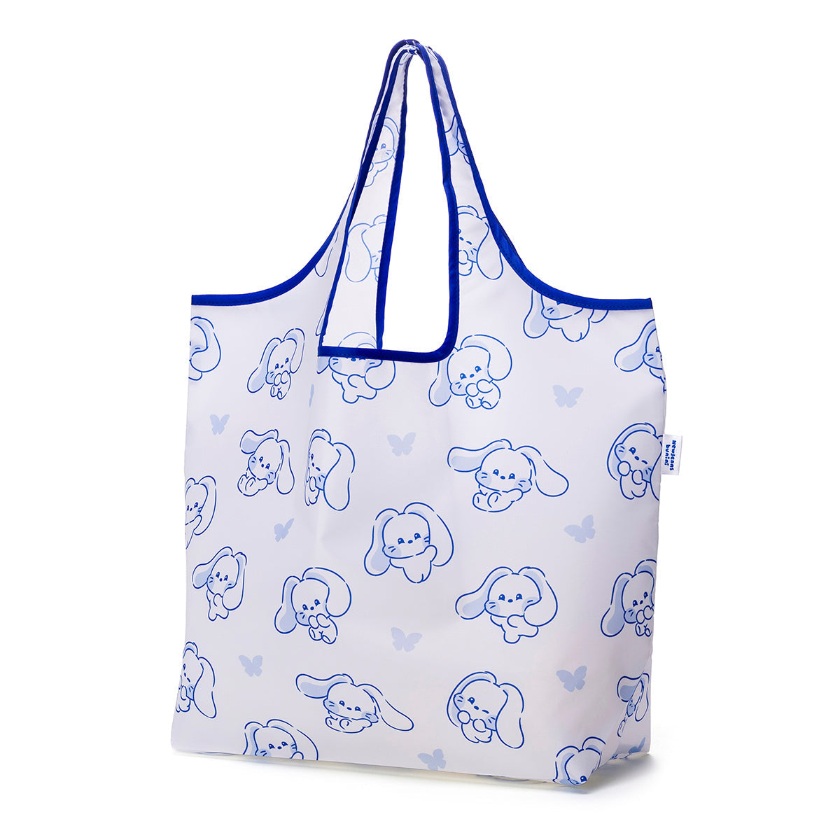 bunini 肩掛けエコバッグ(NV×WH)