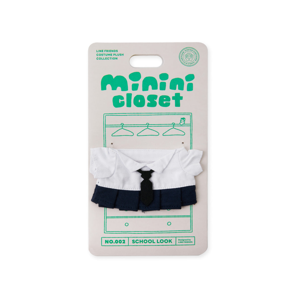 minini クローゼット スクールルック(ネクタイ) LINE FRIENDS