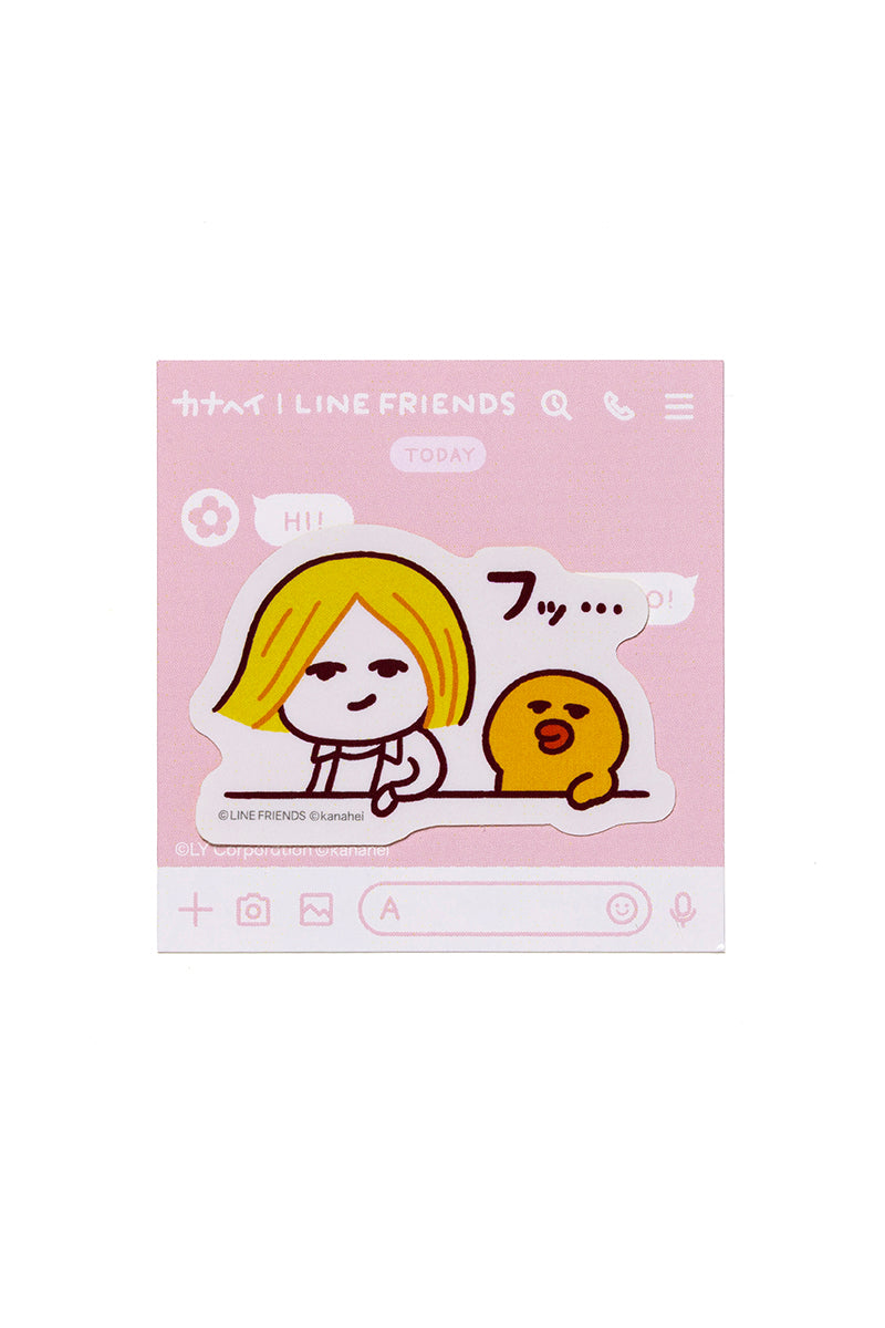 「BROWN バースデー記念」LINE FRIENDS | カナヘイ ステッカー フッ