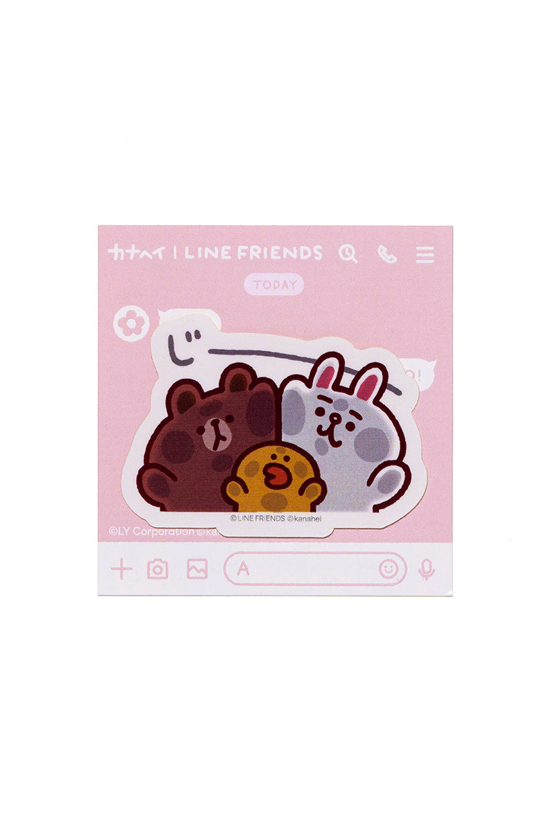 「BROWN バースデー記念」LINE FRIENDS | カナヘイ ステッカー じー
