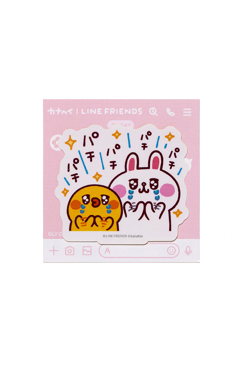 「BROWN バースデー記念」LINE FRIENDS | カナヘイ ステッカー パチパチパチ