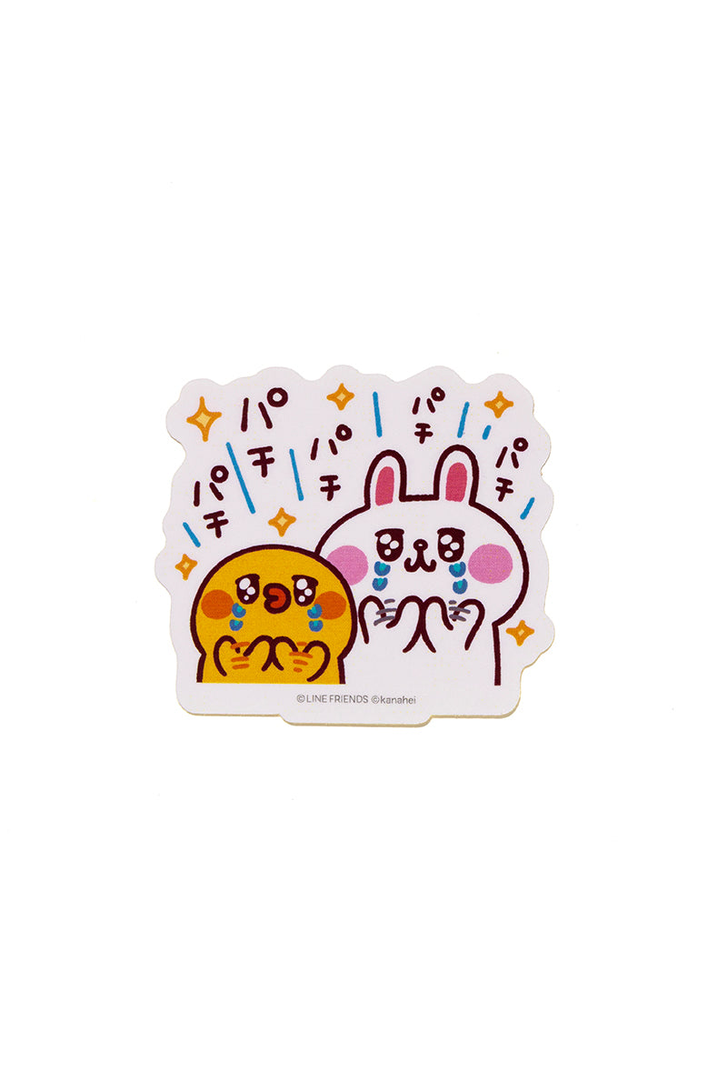 「BROWN バースデー記念」LINE FRIENDS | カナヘイ ステッカー パチパチパチ