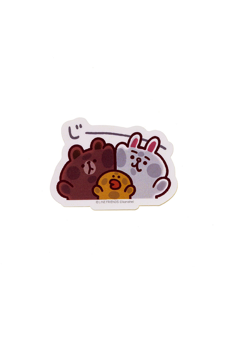 「BROWN バースデー記念」LINE FRIENDS | カナヘイ ステッカー じー