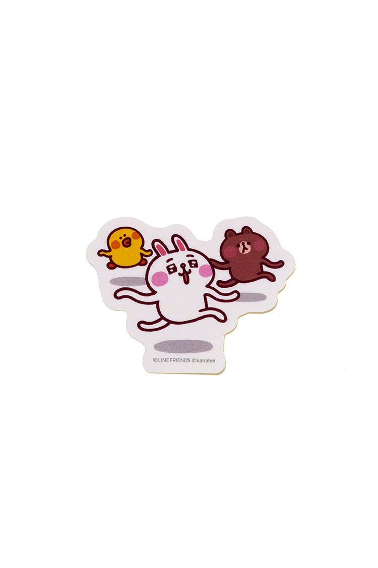 「BROWN バースデー記念」LINE FRIENDS | カナヘイ ステッカー スキップ