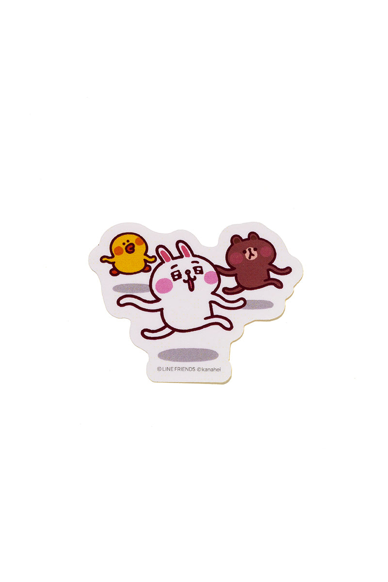 「BROWN バースデー記念」LINE FRIENDS | カナヘイ ステッカー スキップ