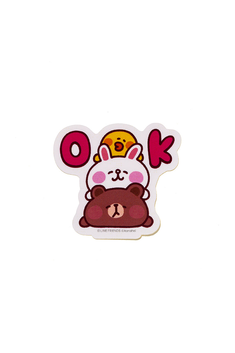 「BROWN バースデー記念」LINE FRIENDS | カナヘイ ステッカー OK