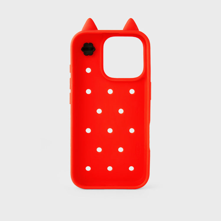 COLLER iPhoneケース MEOW レッド(16 Pro)