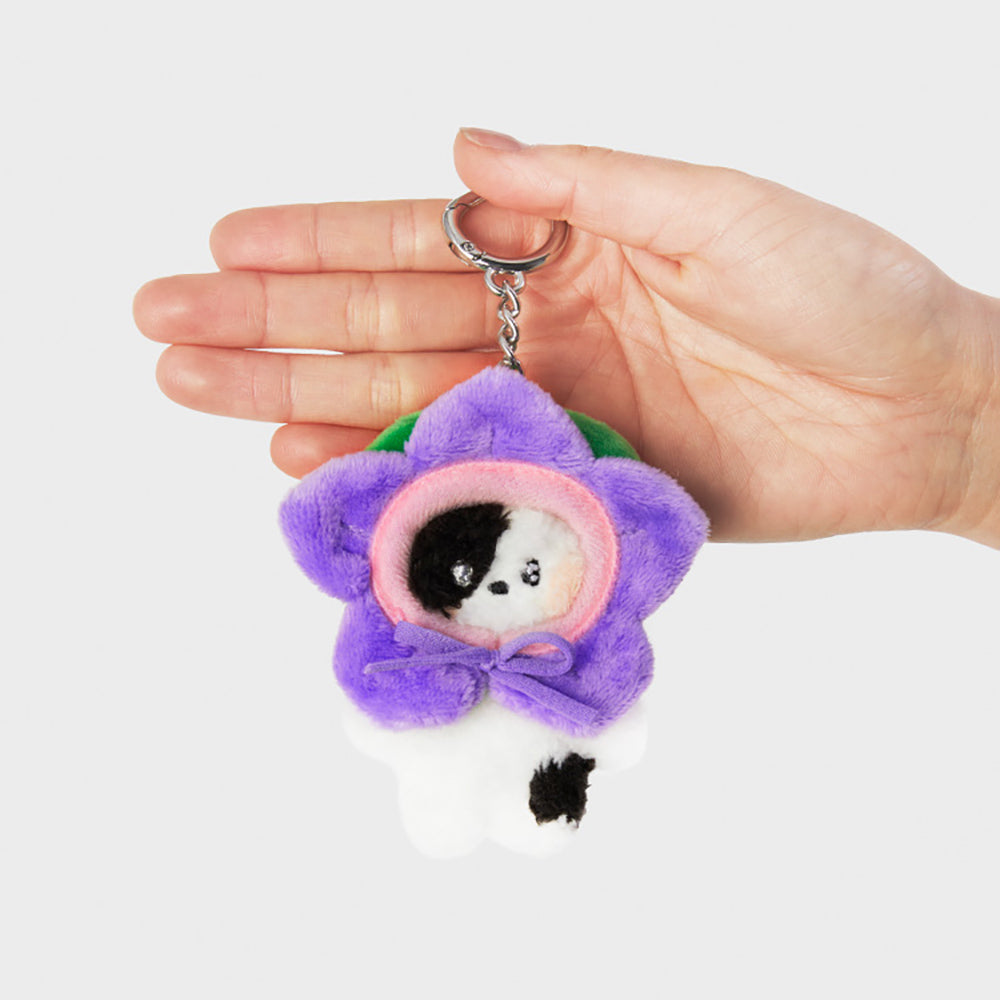 mini minini フラワーキーリング ジェニニ