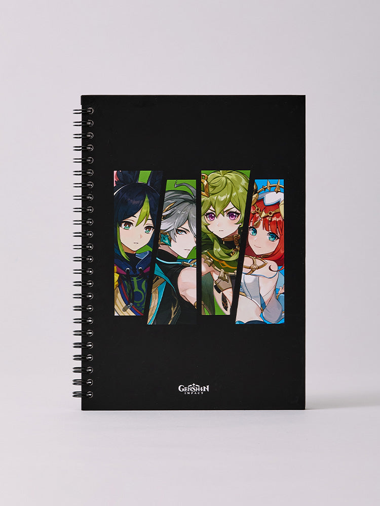 原神×LINE FRIENDS スメール 4キャラ リングノート