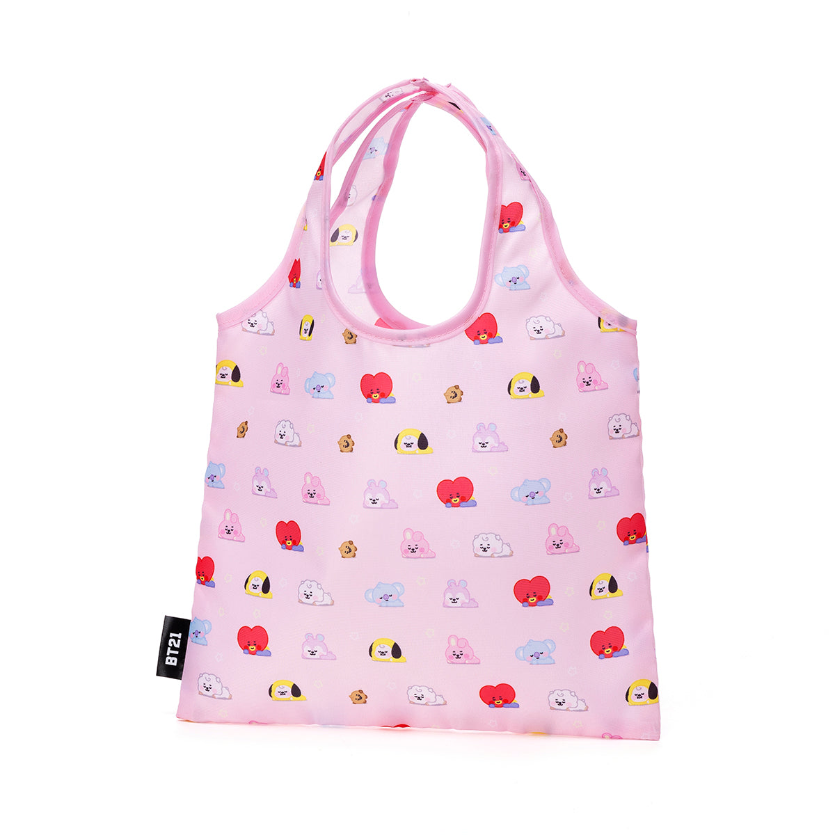 ベビー フラットエコバッグ(ピンク) BT21