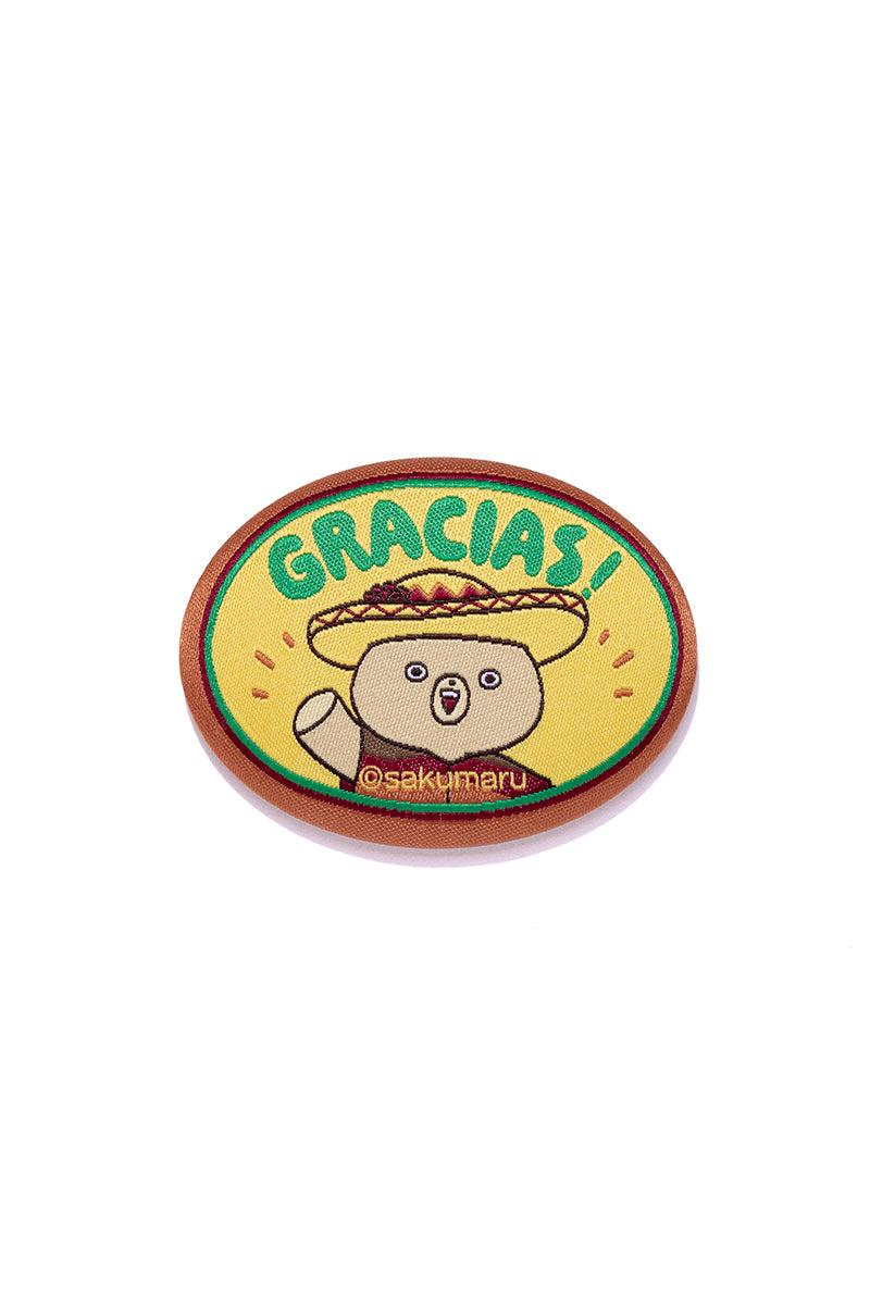ランダム刺繍バッチ(メキシカン) うさまる