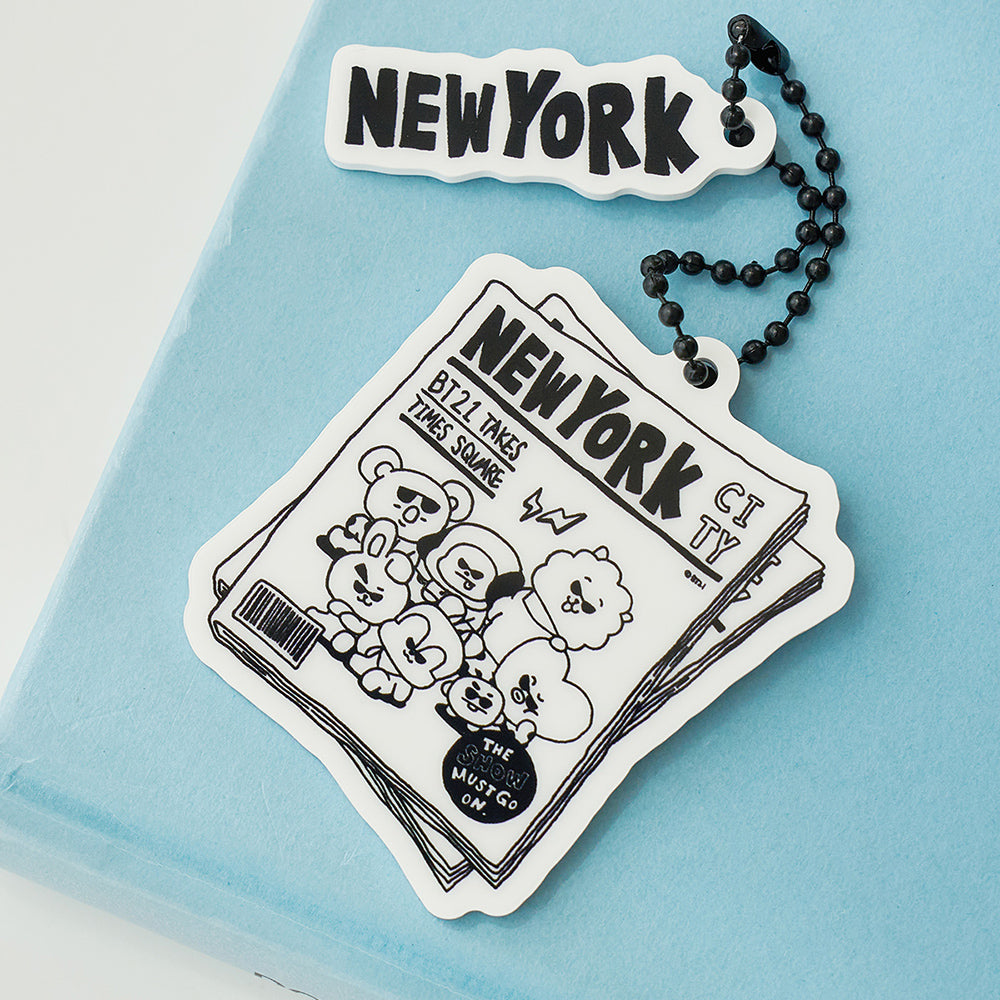 NEW YORK アクリルキーリング(CITY-EDITION) BT21