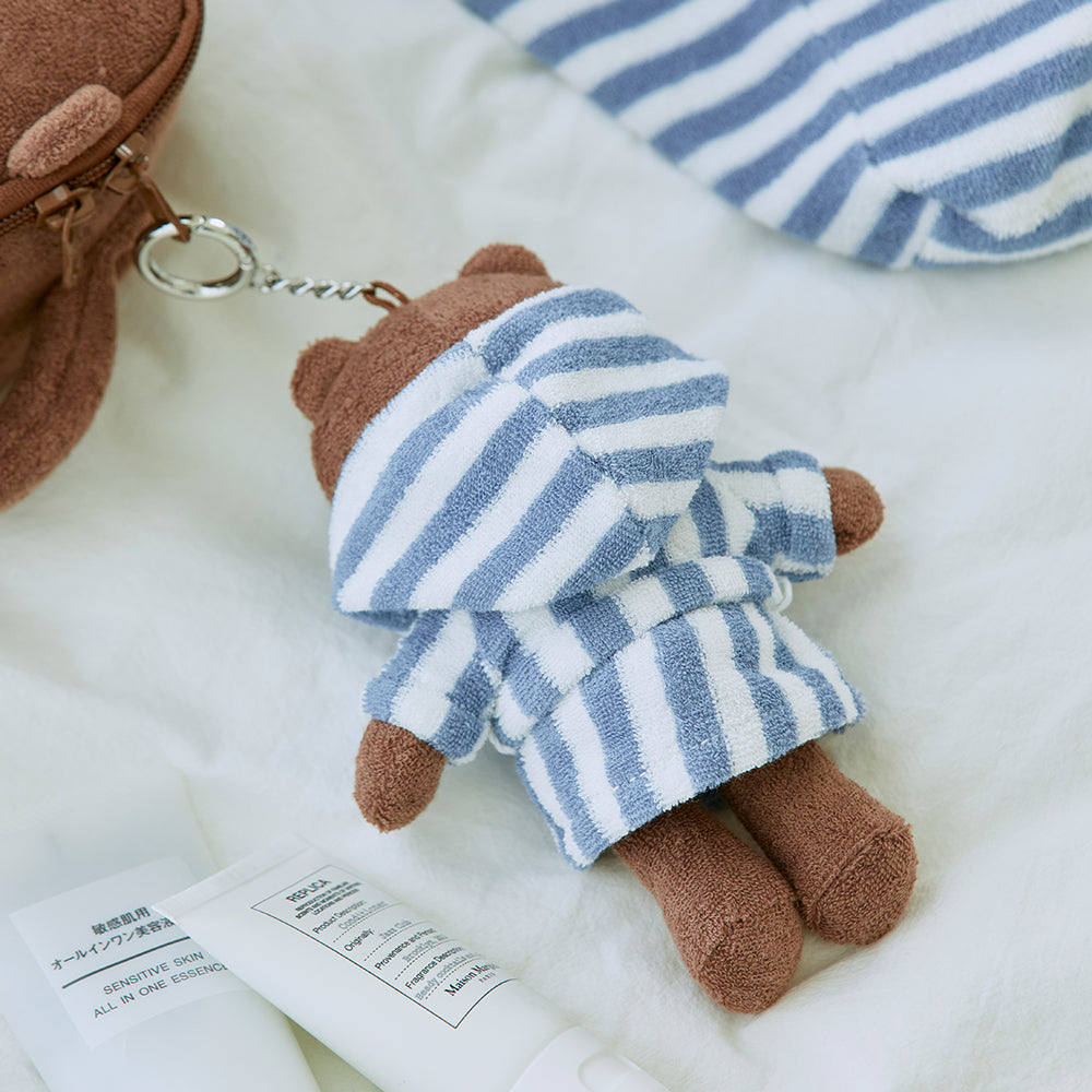 コスチュームぬいぐるみキーリング(LAZY DAY) ブラウン