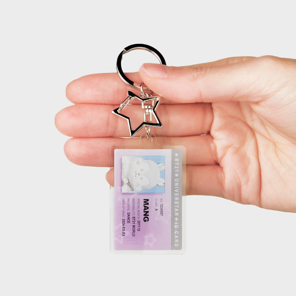 IDカード風アクリルキーリング(Shining) MANG
