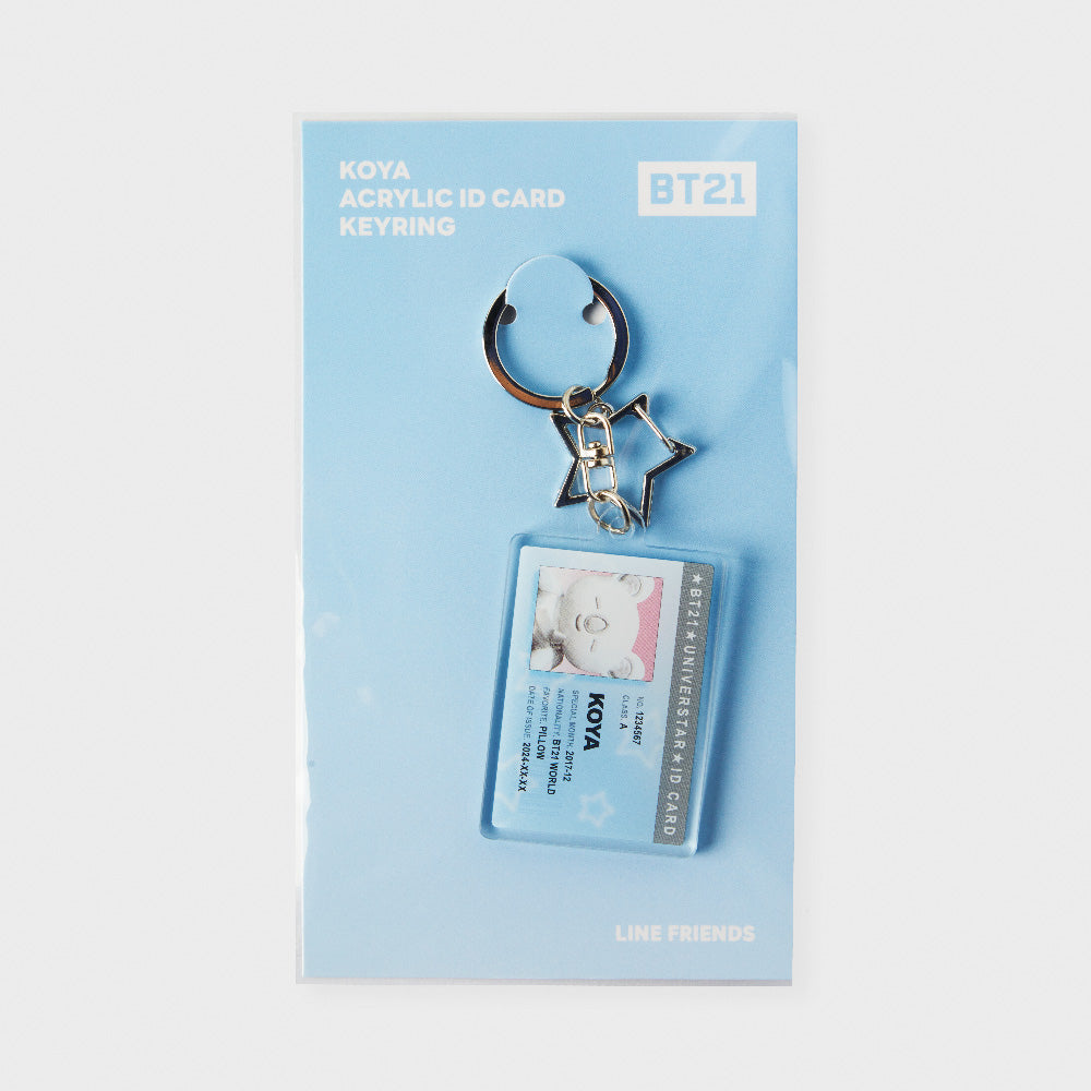 IDカード風アクリルキーリング(Shining) KOYA